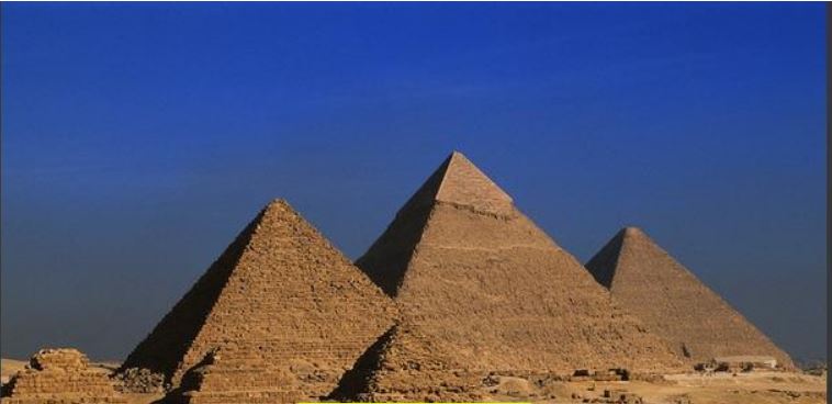 What ancient civilization built the Great Sphinx and the pyramids?